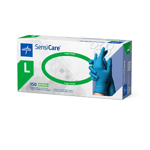 SensiCare Powder-Free Nitrile Exam Glove Blue - L