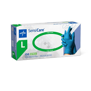 SensiCare Powder-Free Nitrile Exam Glove Blue - L