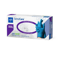 SensiCare Powder-Free Nitrile Exam Glove Blue - XXL