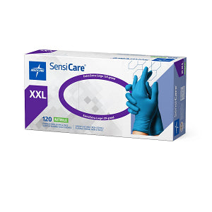SensiCare Powder-Free Nitrile Exam Glove Blue - XXL