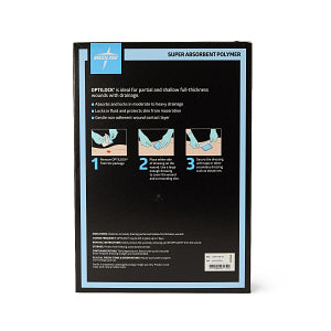 Medline OptiLock Non-Adhesive Super Absorbent Wound Dressing 6.25" x 10"
