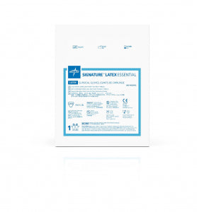 Signature Latex Essential Sterile Powder-Free Surgical Glove White 7.5