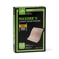 Medline Maxorb II Calcium Alginate Dressing 2" x 2"