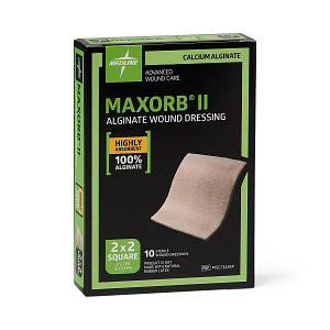 Medline Maxorb II Calcium Alginate Dressing 2" x 2"