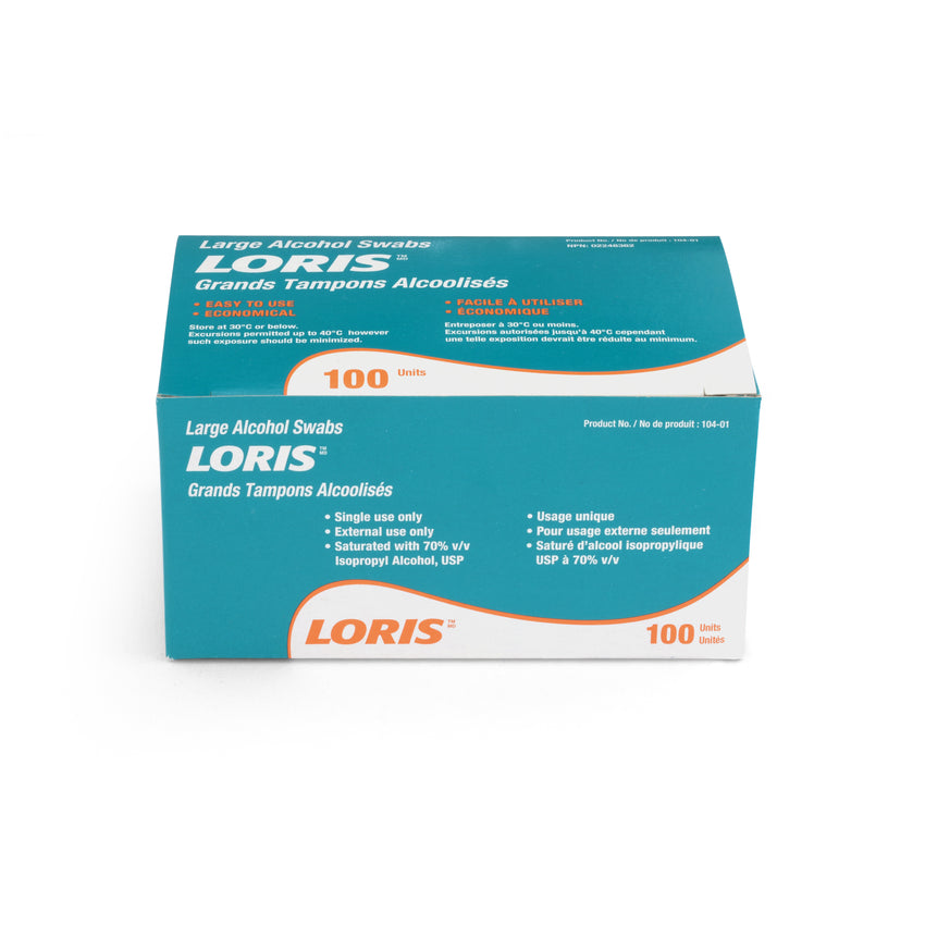 LORIS Large Alcohol Swabs 104-01