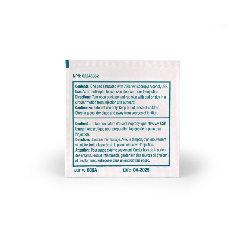 LORIS Large Alcohol Swabs 104-01 detail