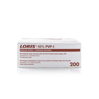 LORIS 10% PVP-I Wipes packaging