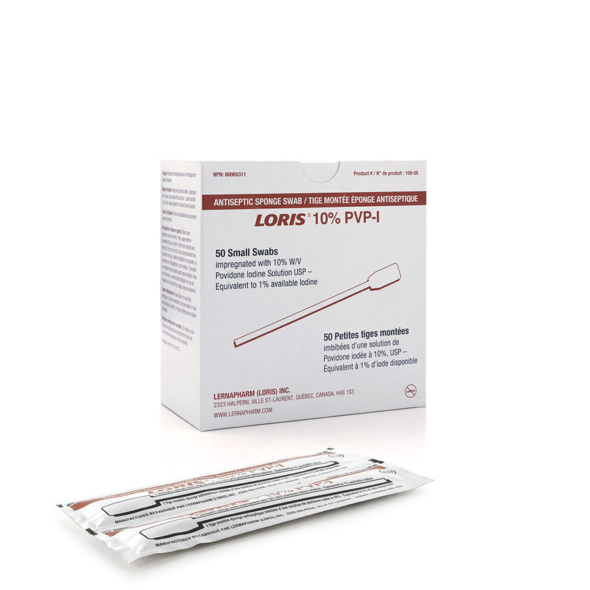 LORIS 10% PVP-I Antiseptic Sponge Swab