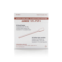 LORIS 10% PVP-I Antiseptic Sponge Swab packaging