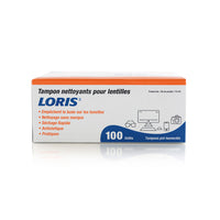 LORIS Lens Cleaning Tissue packaging