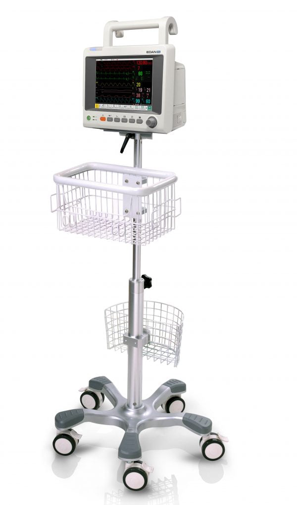Edan rolling stand with basket