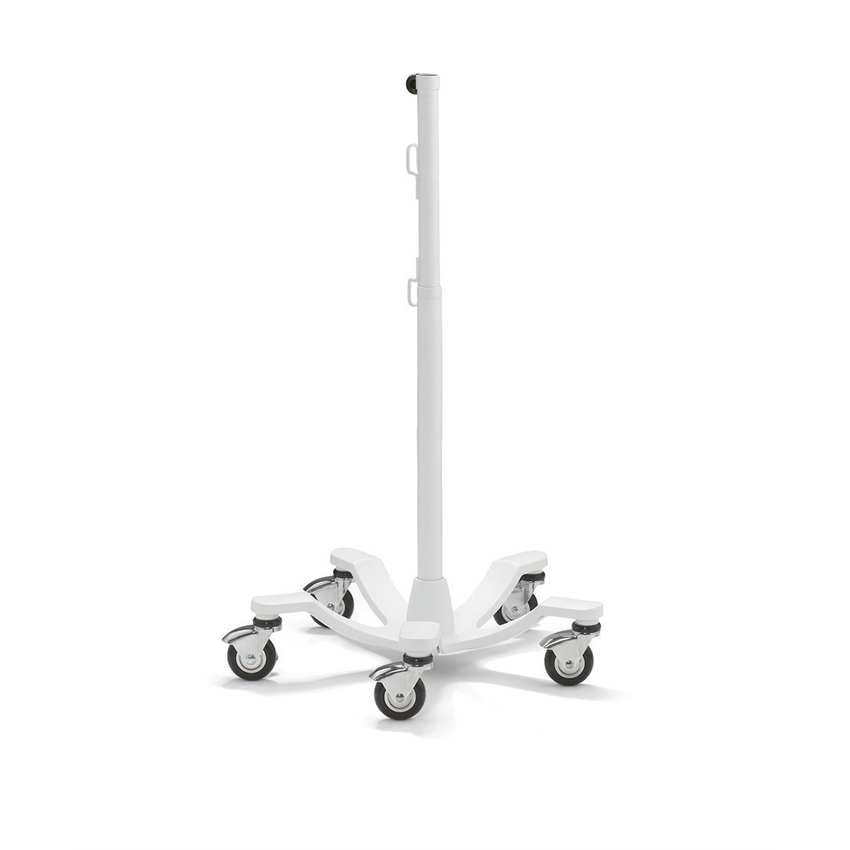 Welch Allyn Heavy Duty Tall Mobile Stand, for Green Series™ Medical Lighting, H36" White