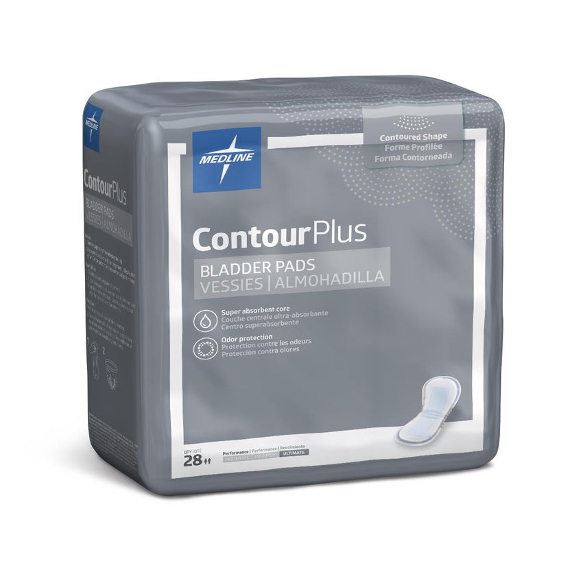 Medline ContourPlus Bladder Control Pad - Ultimate 8" x 17"
