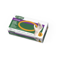 CURAD Powder-Free Latex Exam Glove Beige Small