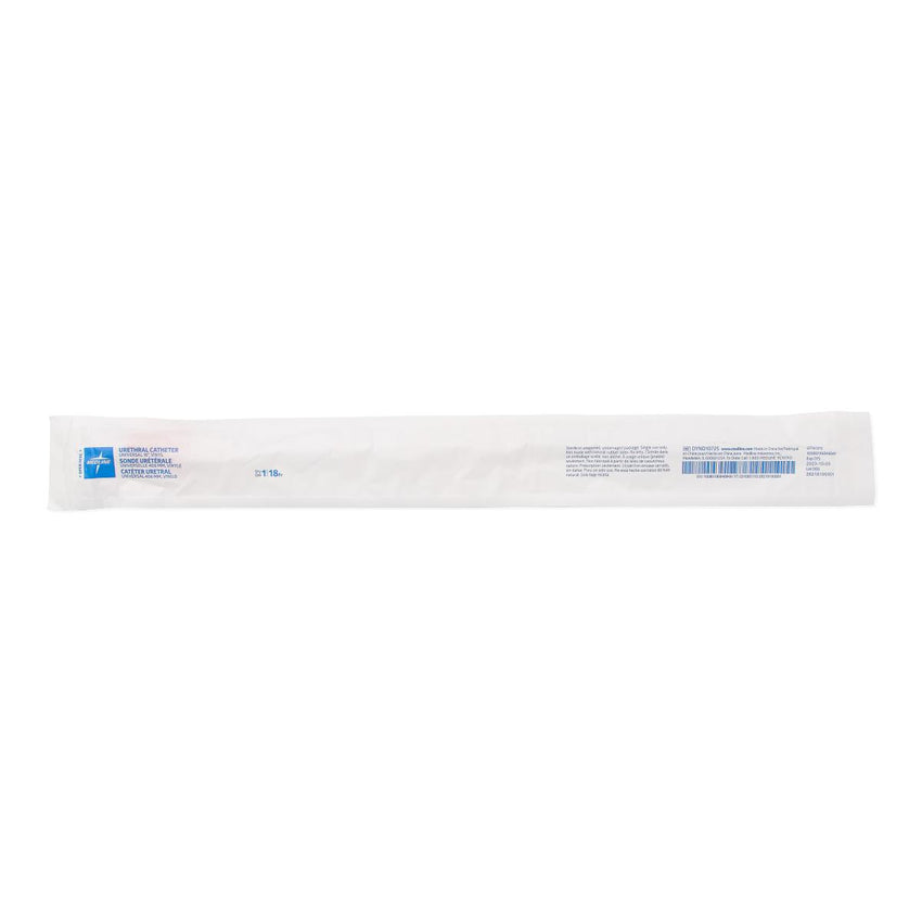 Medline Clear Vinyl Urinary Intermittent Catheter 6" 16 Fr