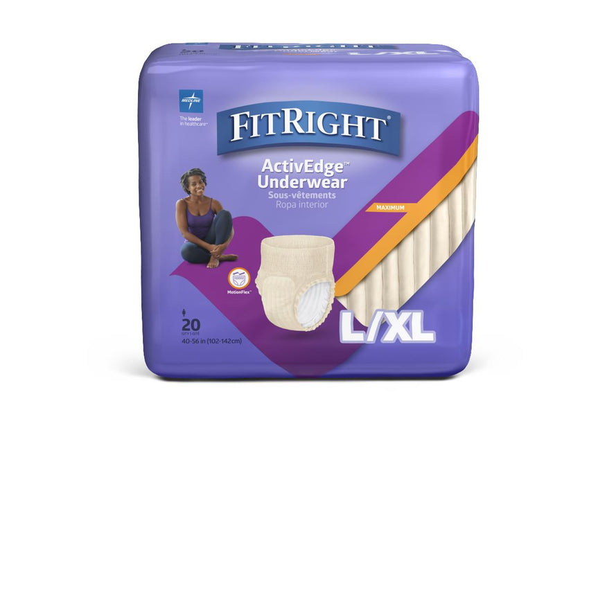 FitRight Ultra Underwear for Women - L/XL 40"-56"