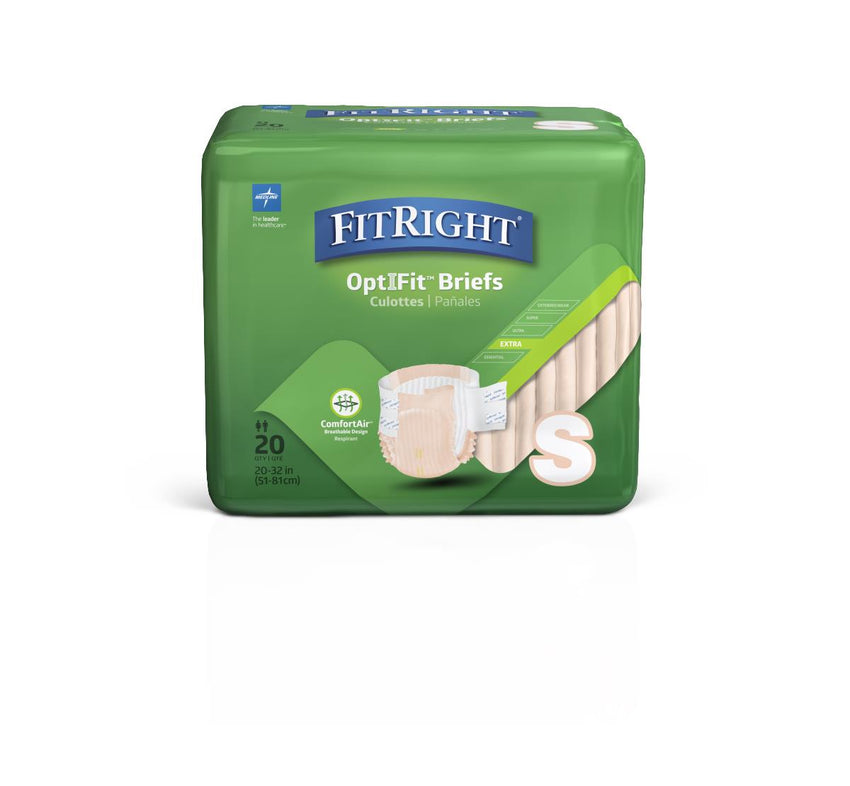 FitRight Extra Incontinence Briefs - S 20"-32"