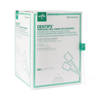 Medline DenTips Oral Swab Treated Green
