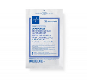 Medline Sterile X-Ray-Detectable Laparotomy Sponge 4" x 18"