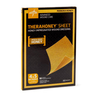 TheraHoney Honey Wound Gel 4" x 4.75" Sheet