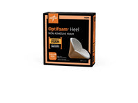 Medline Optifoam Non-Adhesive Foam Dressing Heel Shaped