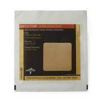 Medline Optifoam Non-Adhesive Foam Dressing 4" x 4"
