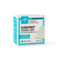 Medline SurePrep Rapid-Dry Skin Protectant 1 mL Wipes