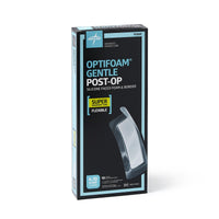 Medline Optifoam Gentle Silicone Adhesive Super Absorbent Foam Dressing with Border 10cm x 25cm