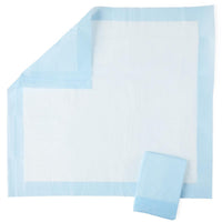 Medline Protection Plus Single-Use Underpad - 23" x 24" Light Absorbency