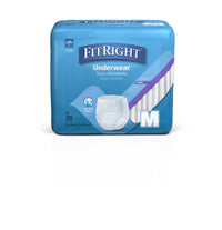 Medline Protection Plus Super-Absorbent Adult Underwear - M 28"-40"