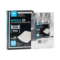 Opticell Ag+ Silver Antibacterial Gelling Fiber Wound Dressing 2" x 2"