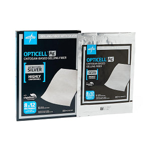 Opticell Ag+ Silver Antibacterial Gelling Fiber Wound Dressing 6" x 8"