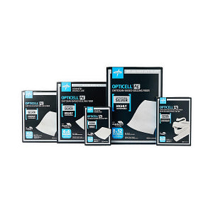 Opticell Ag+ Silver Antibacterial Gelling Fiber Wound Dressing 4" x 4.75"
