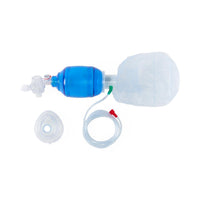 Medline Bag Valve Mask (BVM) Manual Resuscitator Pediatric Size 3 Mask CO2 Indicator