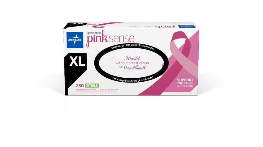 Generation Pink Sense Powder-Free Nitrile Exam Glove Pink - XL