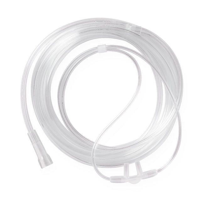 Medline Economy Soft-Touch Oxygen Nasal Cannula with Connector Adult with Tubing 7'