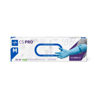 CS PRO Powder-Free Nitrile Exam Glove Extended Cuff 16" Blue -  Medium