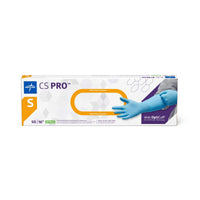 CS PRO Powder-Free Nitrile Exam Glove Extended Cuff 16" Blue -  Small