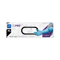 CS PRO Powder-Free Nitrile Exam Glove Extended Cuff 16" Blue - Extra Large