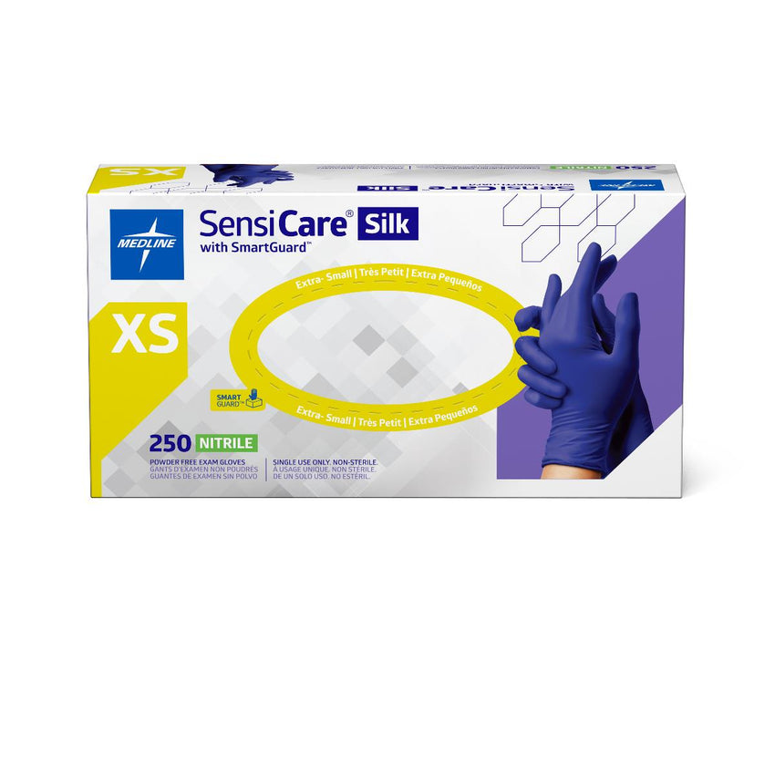 SensiCare Silk Powder-Free Nitrile Exam Glove -XS