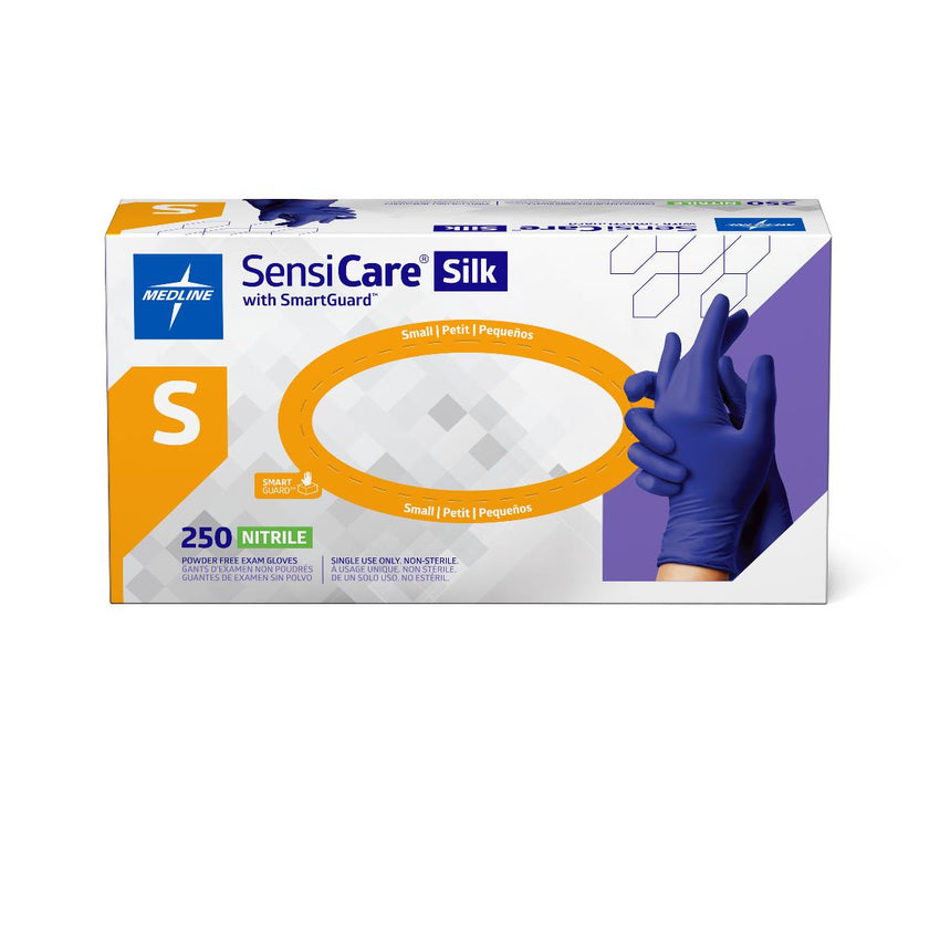 SensiCare Silk Powder-Free Nitrile Exam Glove - S