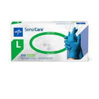 SensiCare Powder-Free Nitrile Exam Glove Blue - L