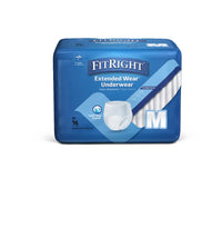 Medline Protection Plus Extended-Capacity Overnight Protective Underwear - M 28"-40"
