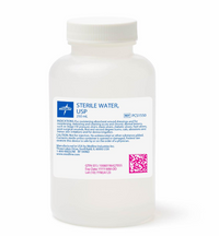 Medline Sterile Water for Irrigation USP 250 mL bottle