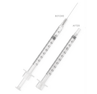 VanishPoint Safety Syringe with Retractable Needle 1cc 25G x 1"