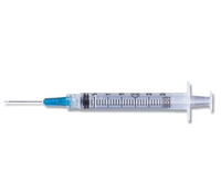 BD Syringe with Standard Hypodermic Needle 3cc 21G x 1"