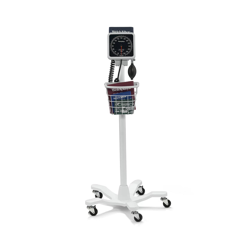 Welch Allyn Mobile Aneroid Sphygmomanometer, 767 Series, Two Tube, Size 11, Adult