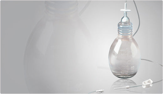 PleurX Vacuum Bottle with Drainage Line for Pleural Catheter System 1L