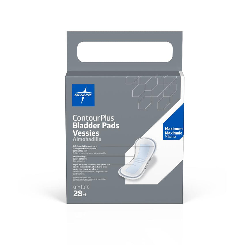 Medline ContourPlus Bladder Control Pad - Maximum 6.5" x 13.5"