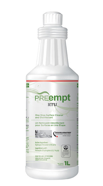 PREempt Virox 1-Step Surface Disinfectant 1 L Spray Bottle